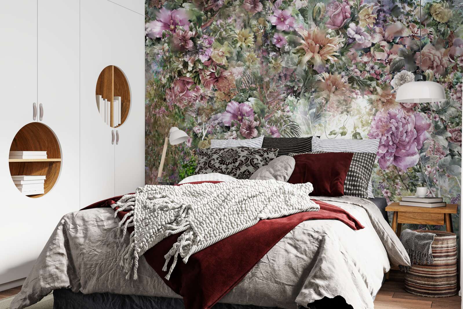 Fotobehang dicht groen in de tuin