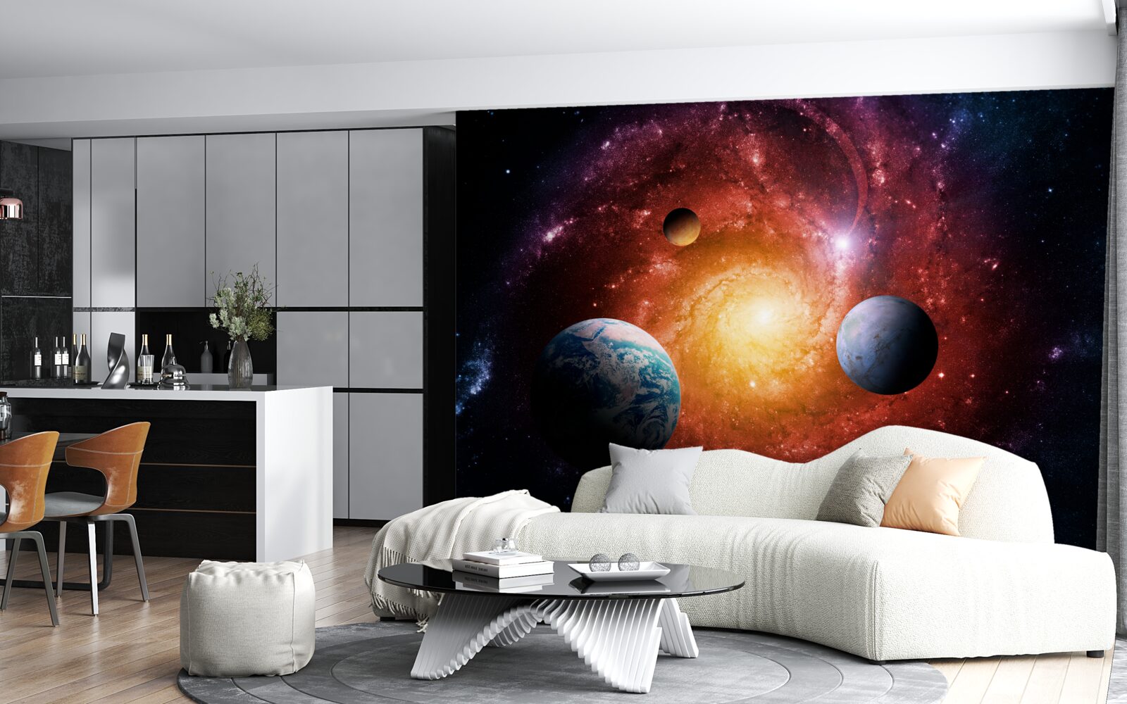 Fotobehang onbeperkte ruimten van het universum
