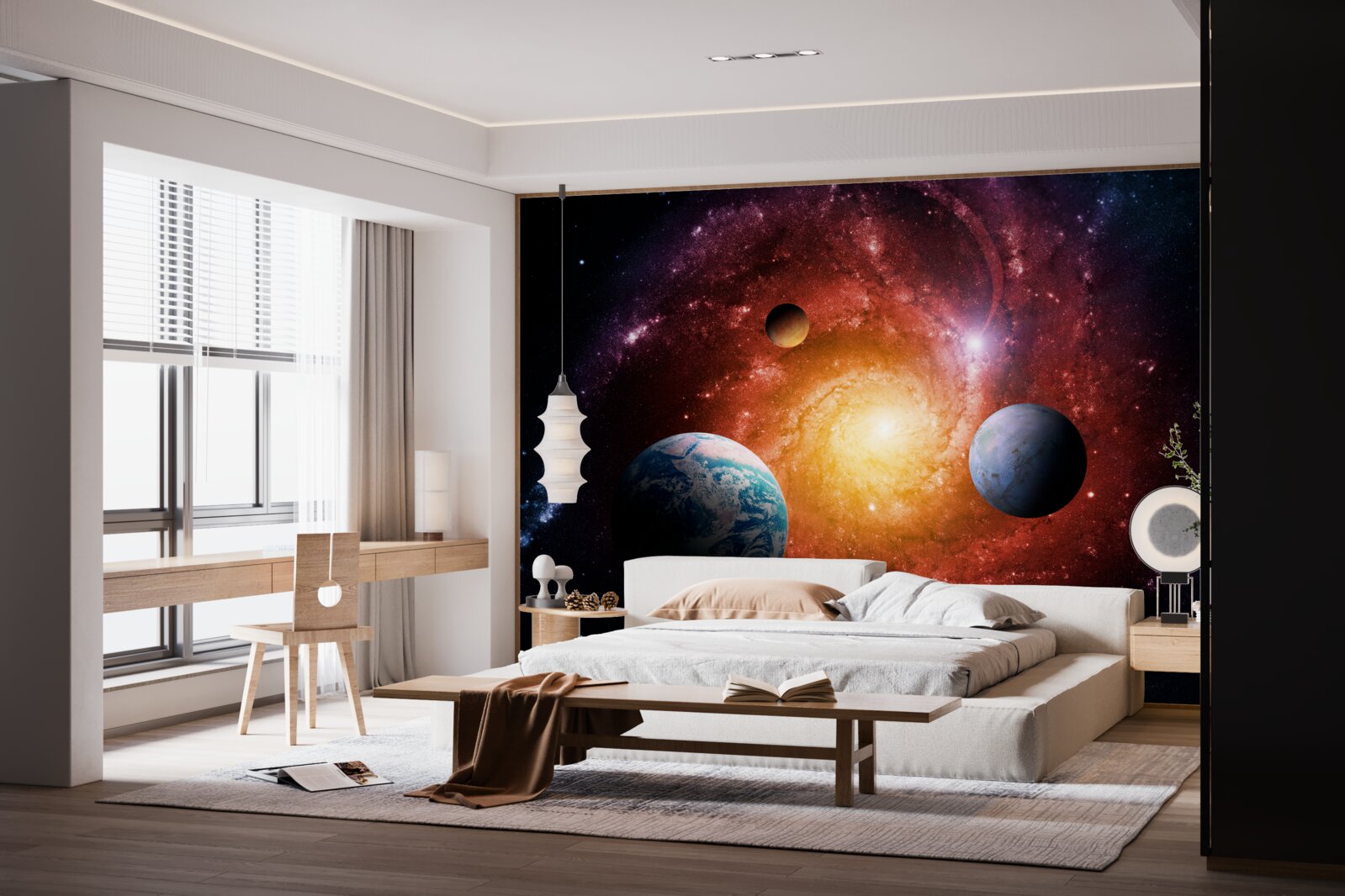 Fotobehang onbeperkte ruimten van het universum