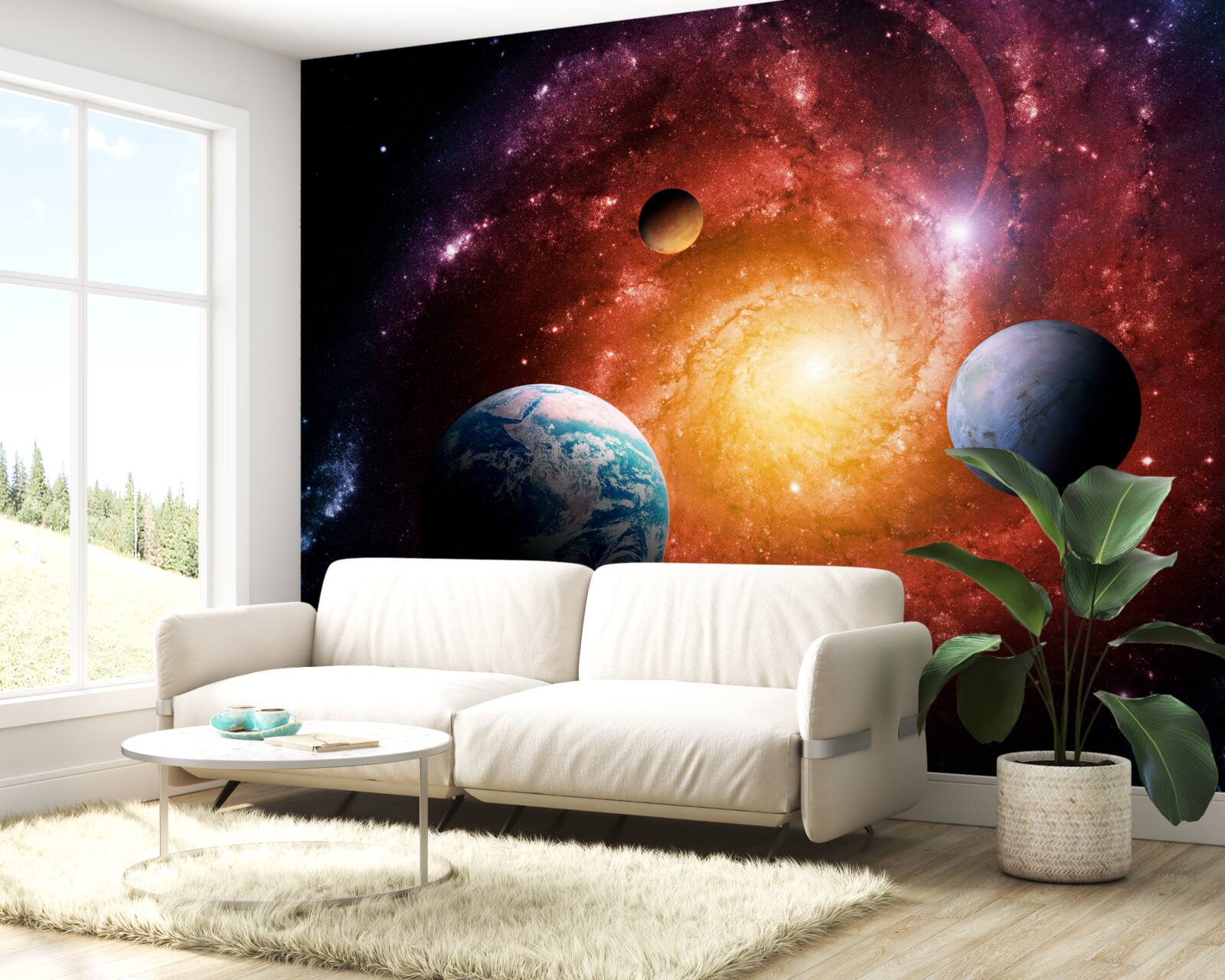 Fotobehang onbeperkte ruimten van het universum