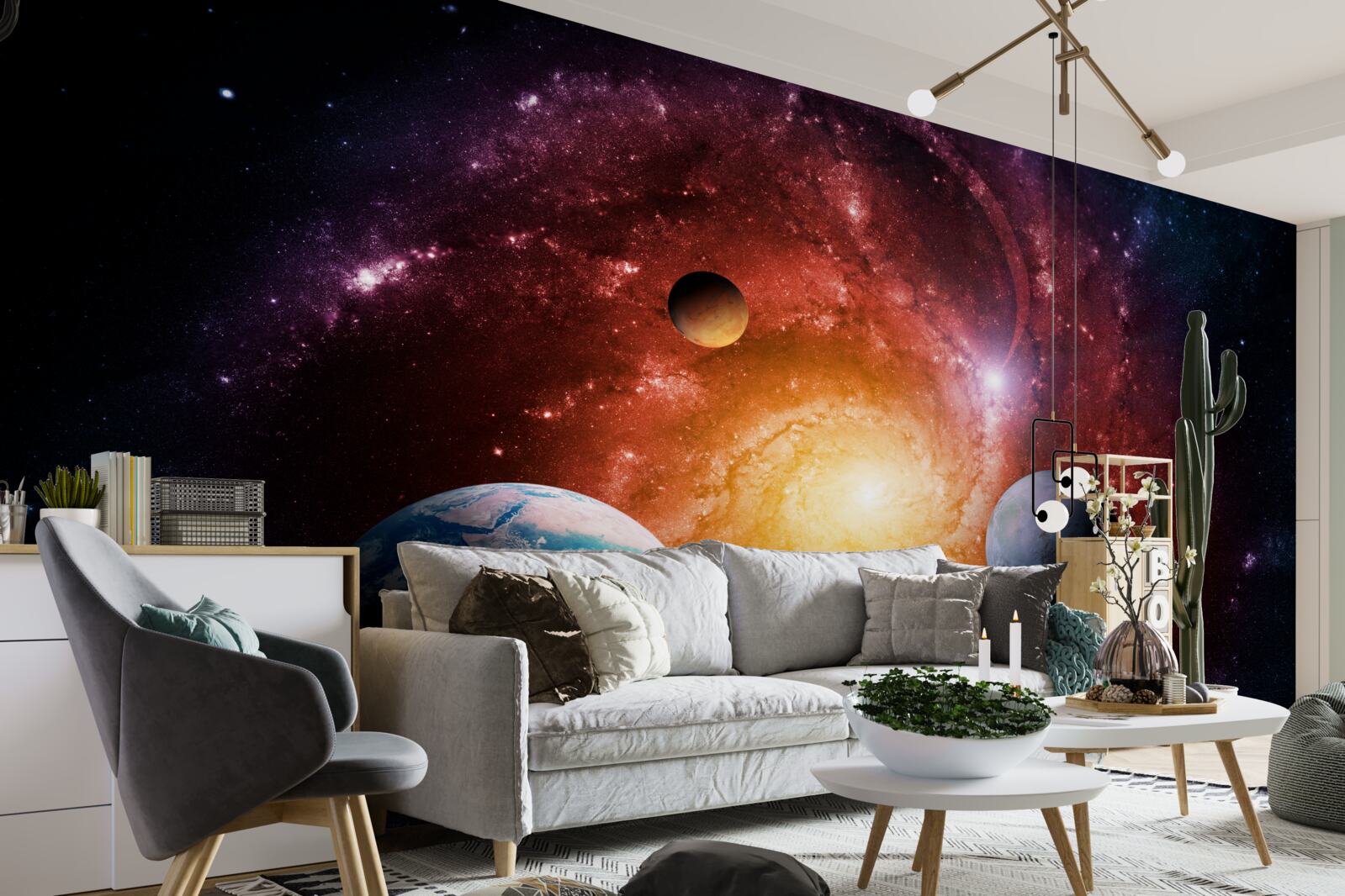 Fotobehang onbeperkte ruimten van het universum