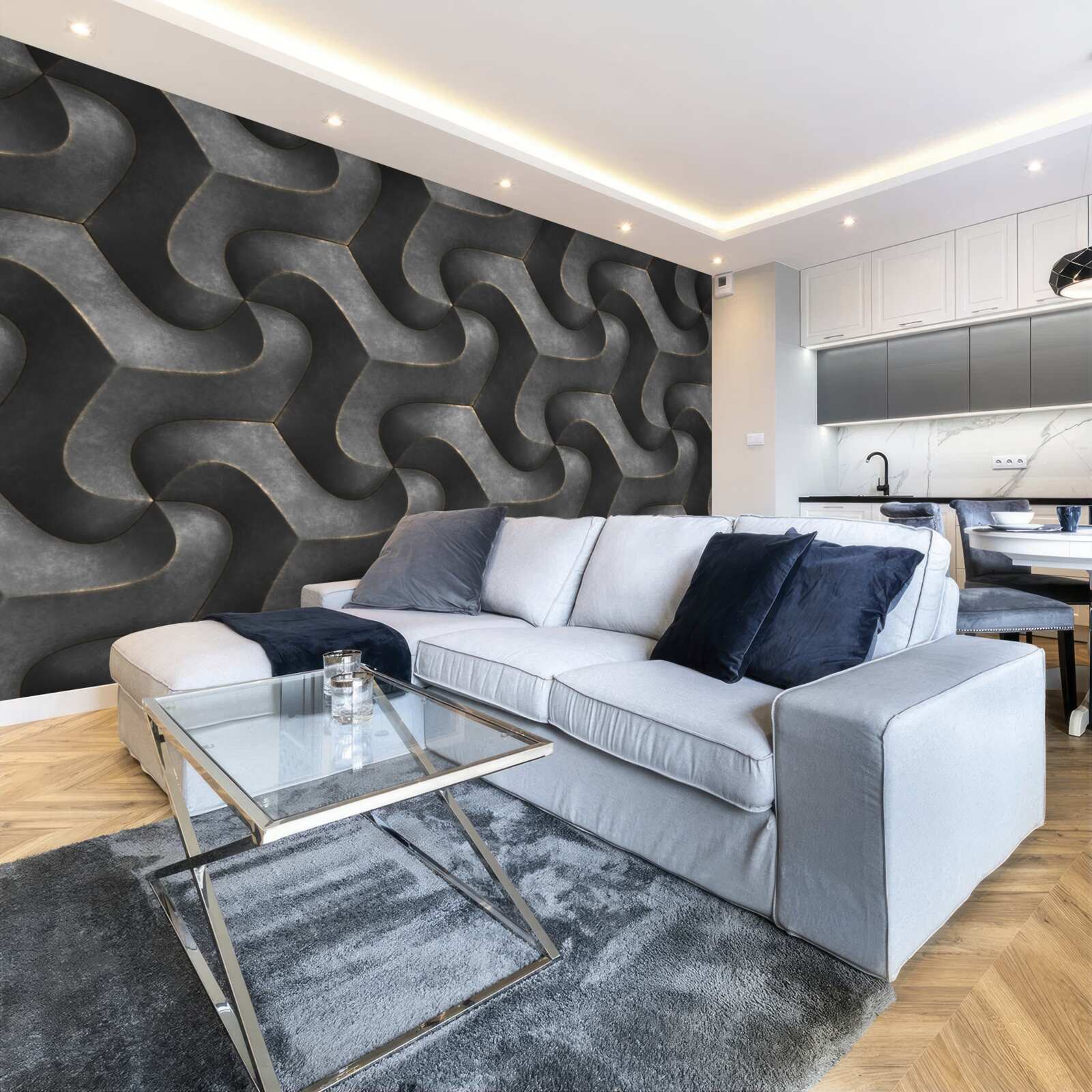 Fotobehang Geïmpregneerde houtstructuur