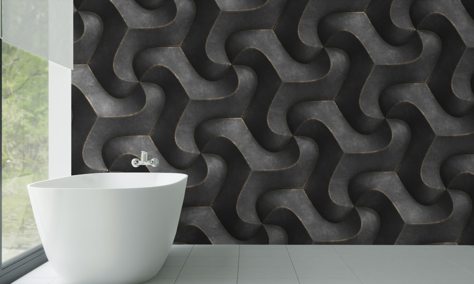 Fotobehang Geïmpregneerde houtstructuur