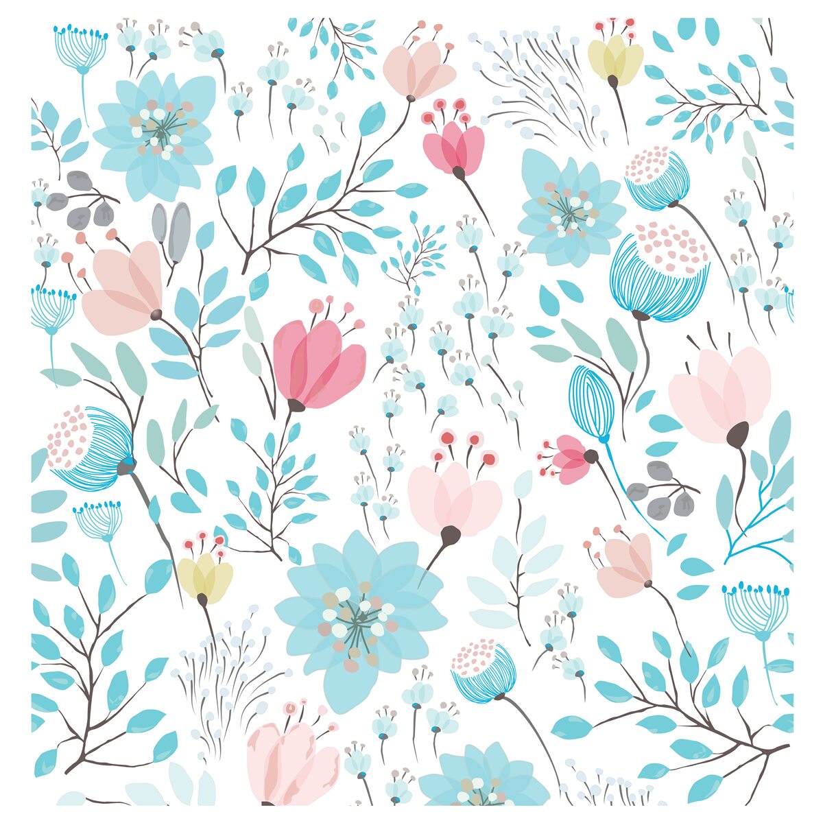 Fotobehang combinatie van rijke blauwe kleuren