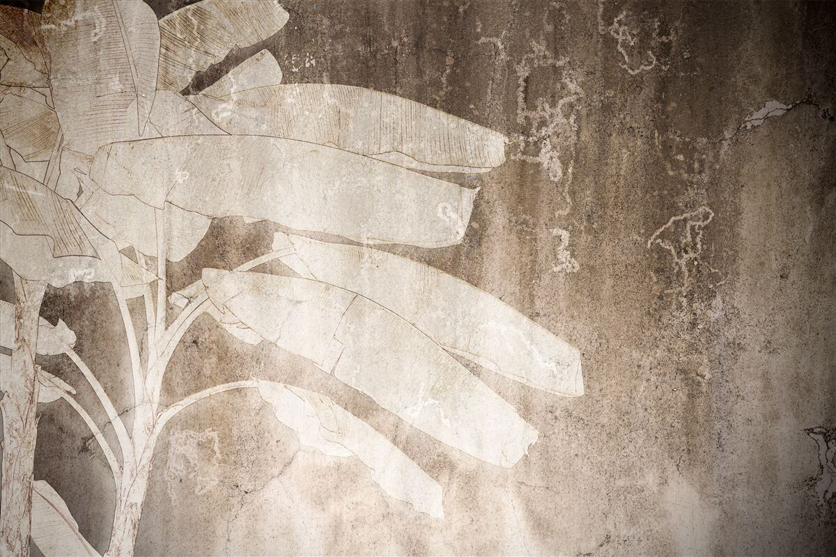 Fotobehang een eenzame boom in een abstracte stijl