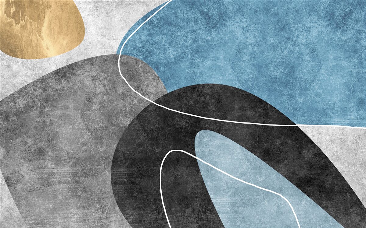 Fotobehang pasteltinten van marmer