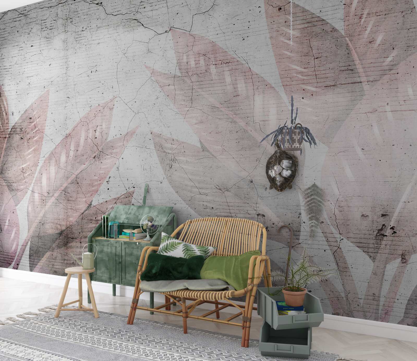 Fotobehang aquarel varen