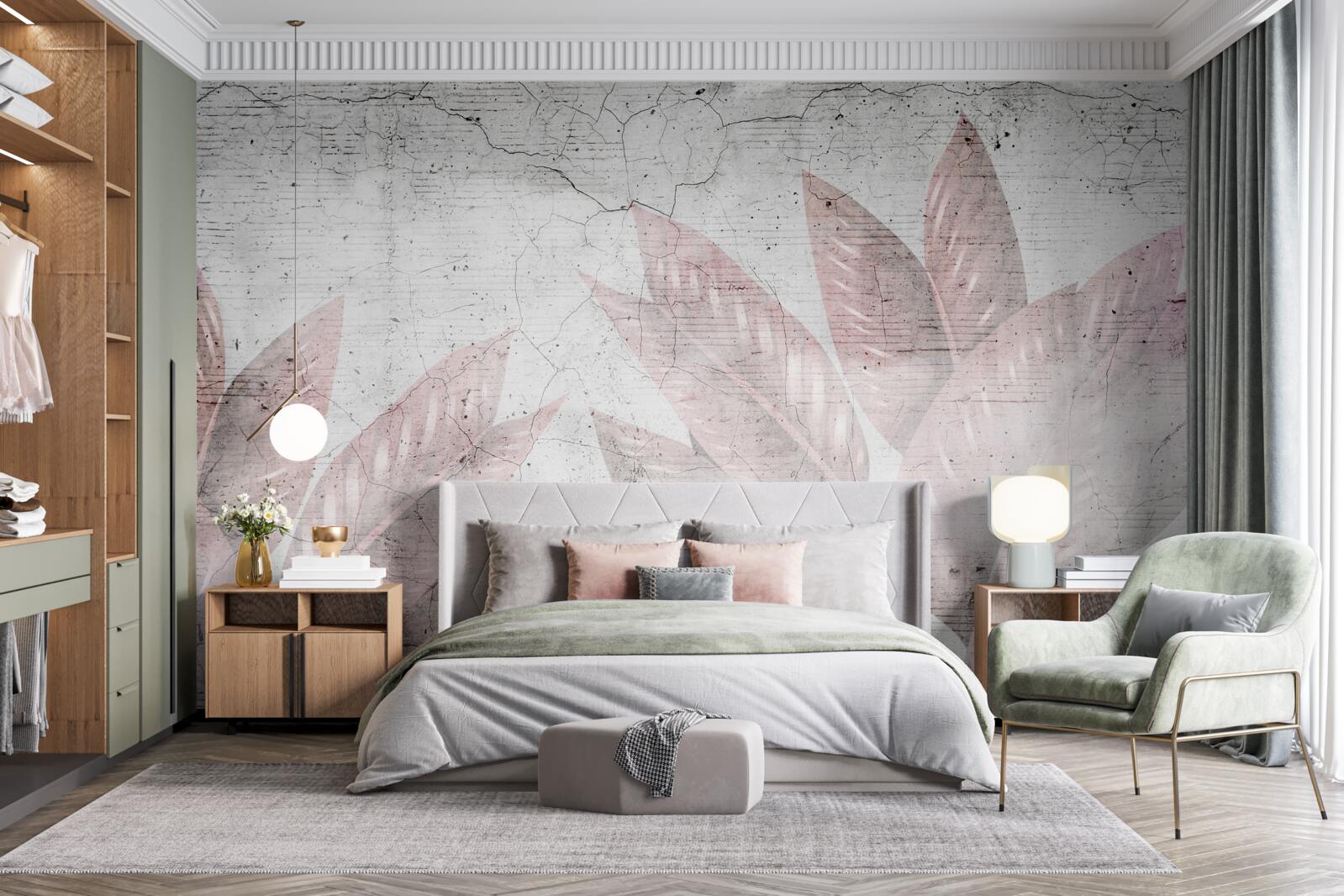 Fotobehang aquarel varen