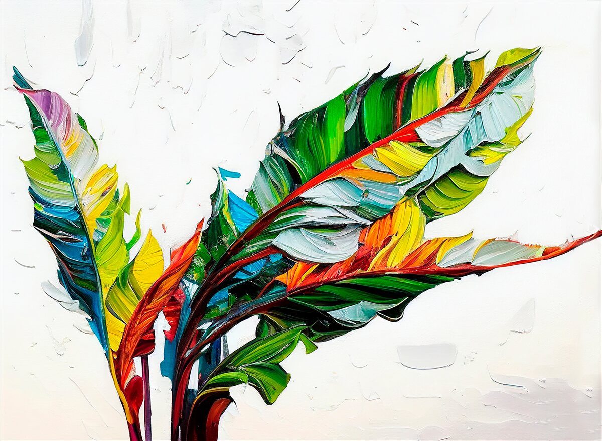 Fotobehang lakens geverfd in felle kleuren