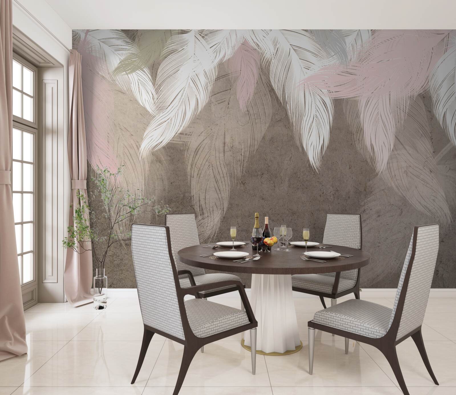 Fotobehang luchtveren vallen