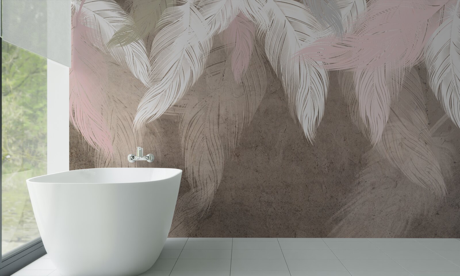 Fotobehang luchtveren vallen