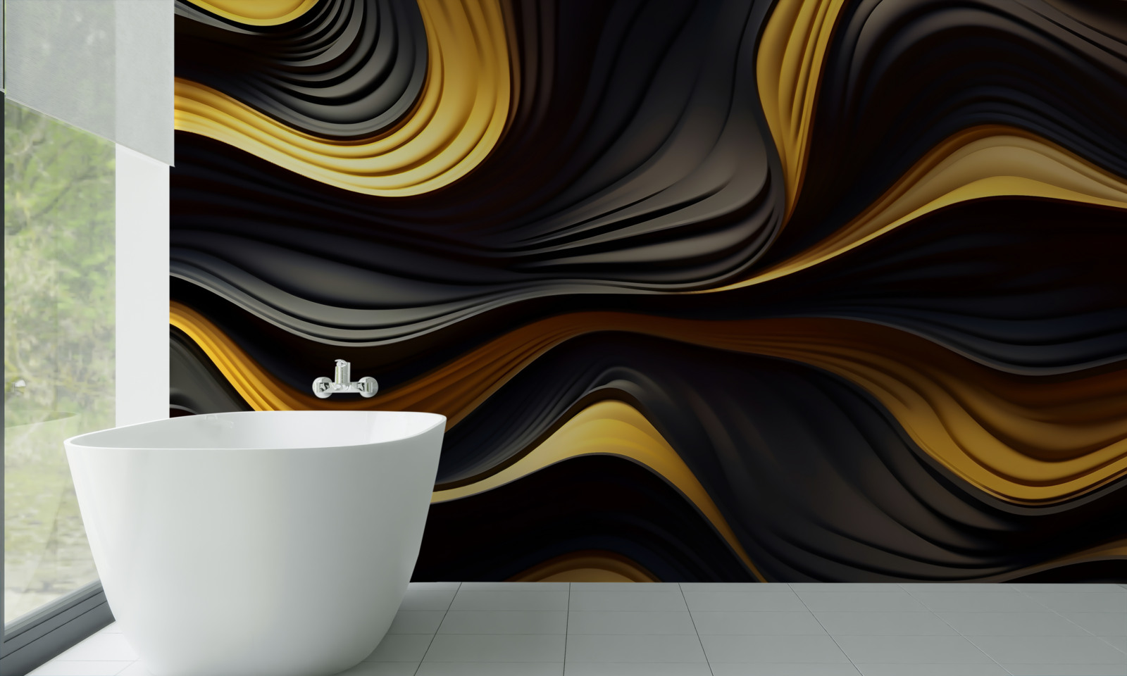 Fotobehang fornuizen in de woestijn zijn abstract