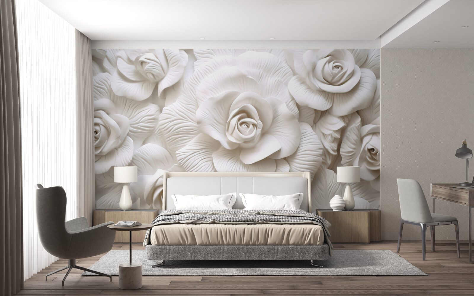 Fotobehang reliëfrozen zijn delicaat