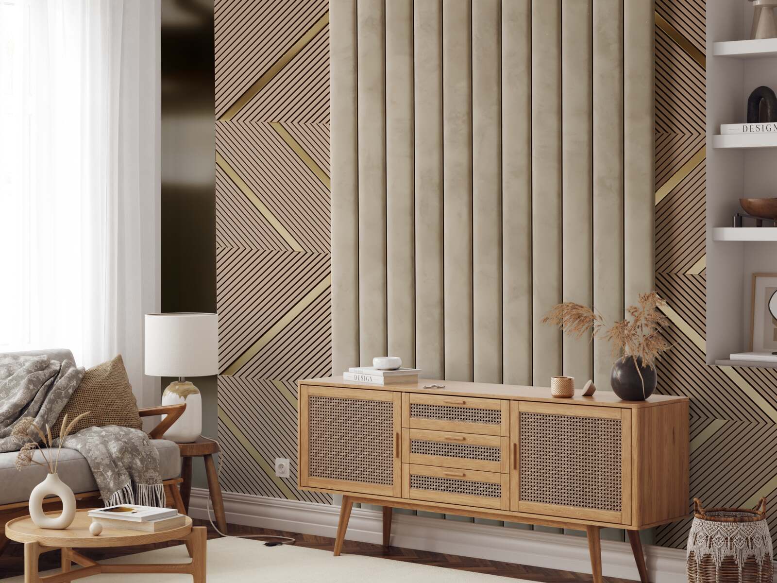 Fotobehang geometrische patroonabstracties