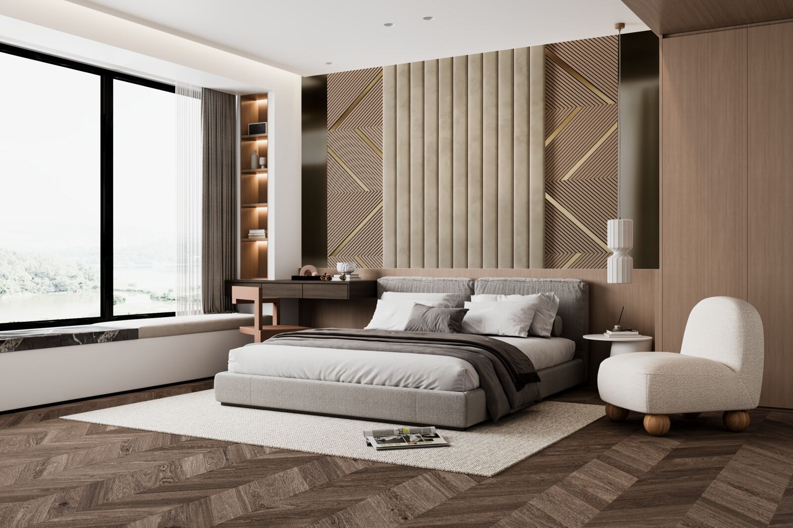 Fotobehang geometrische patroonabstracties