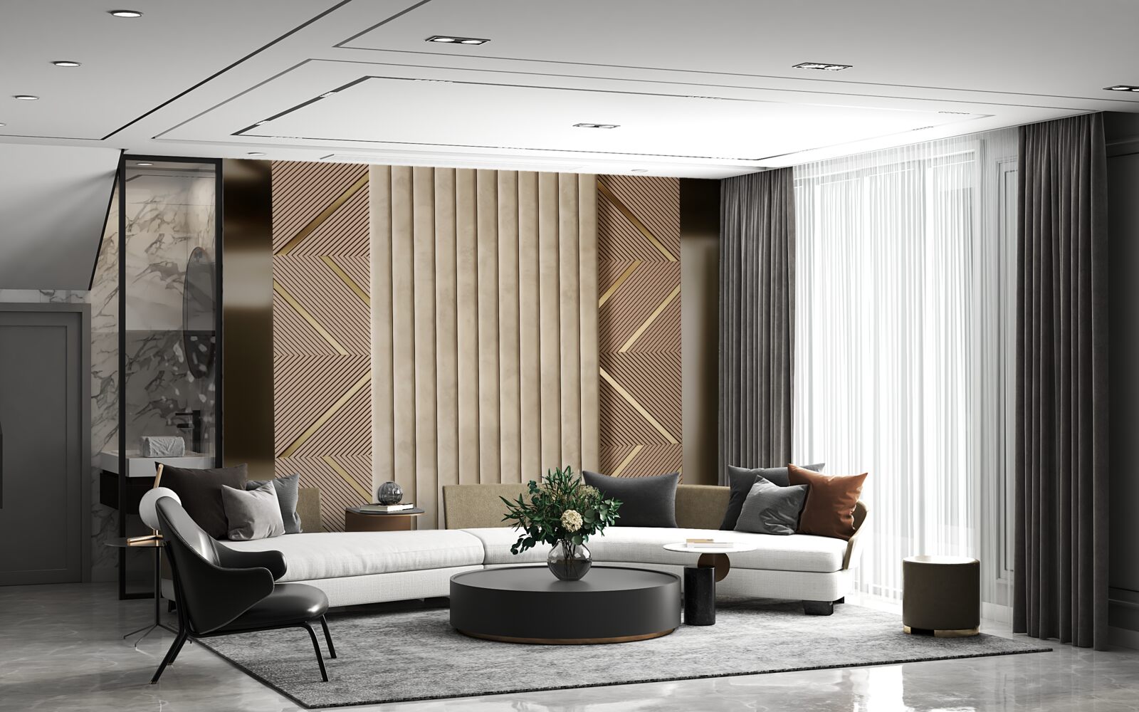 Fotobehang geometrische patroonabstracties