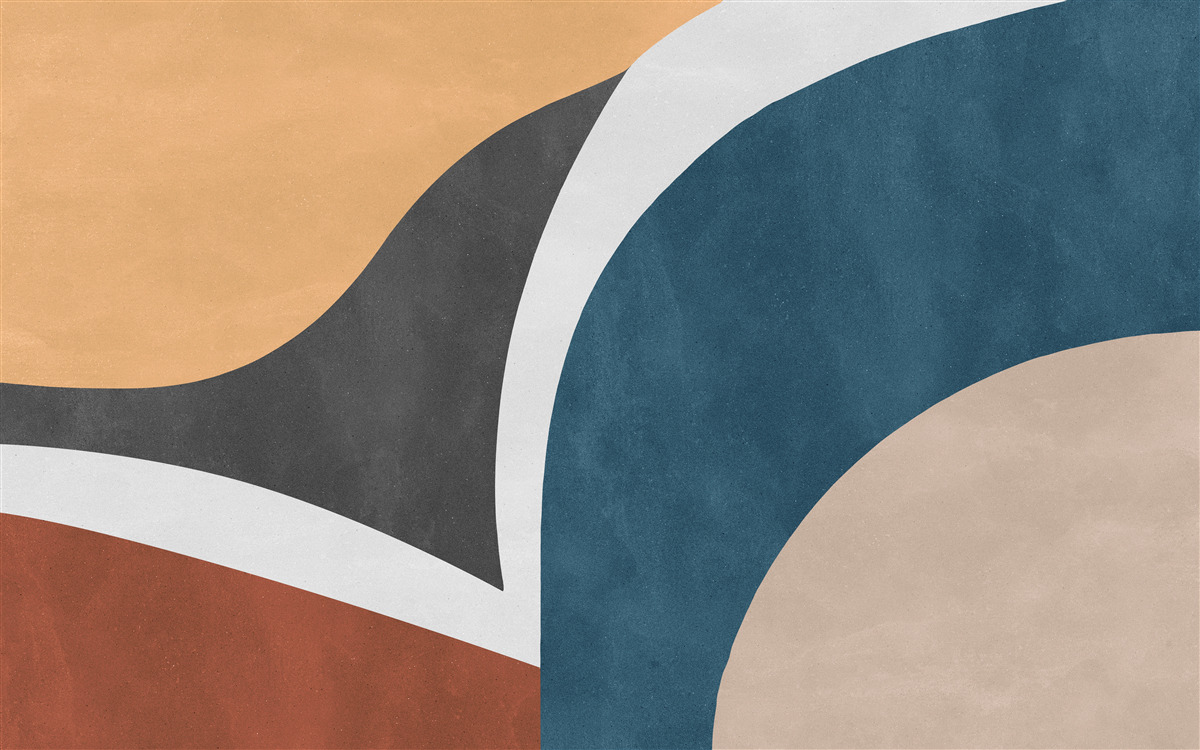 Fotobehang gladde abstracte decoraties