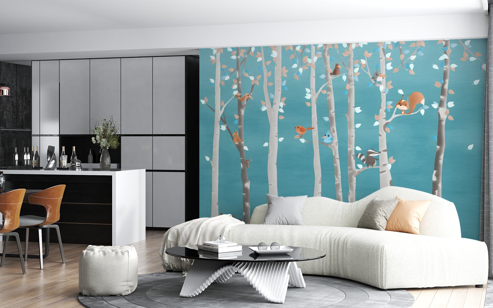 Fotobehang dieren en bosbewoners