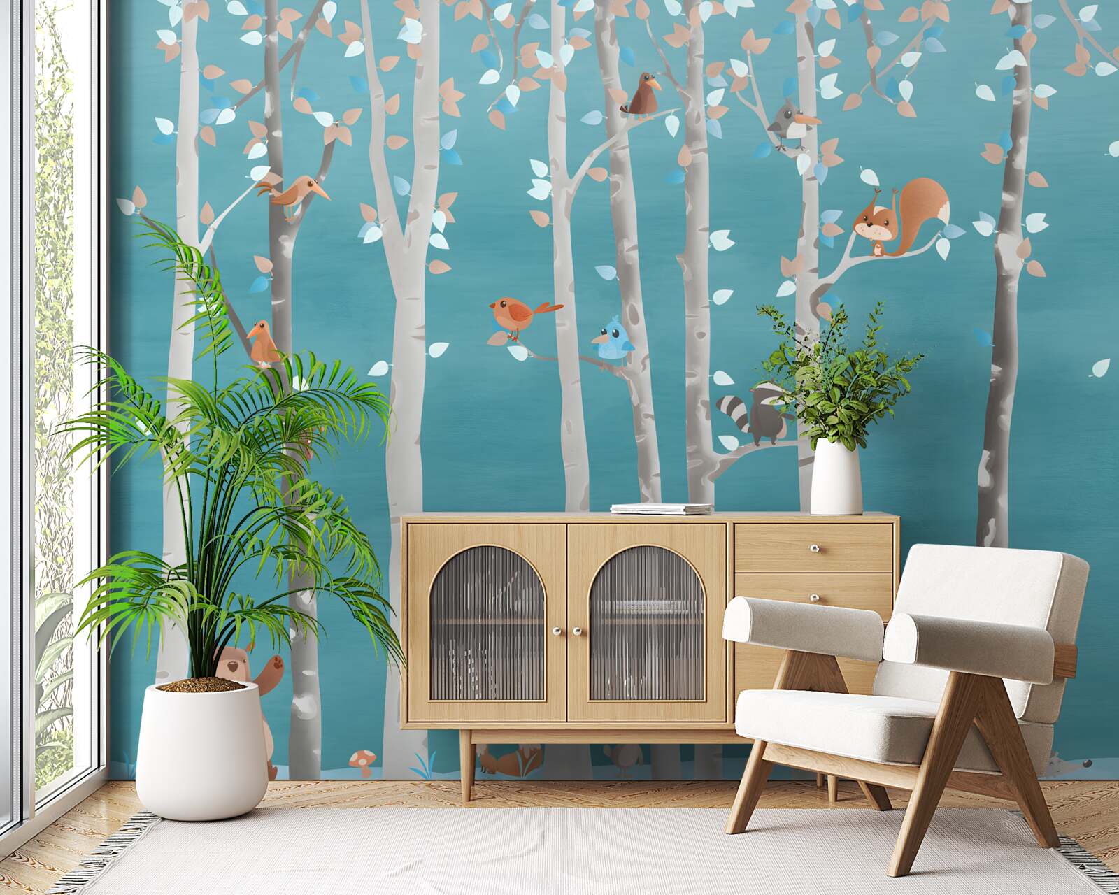 Fotobehang dieren en bosbewoners