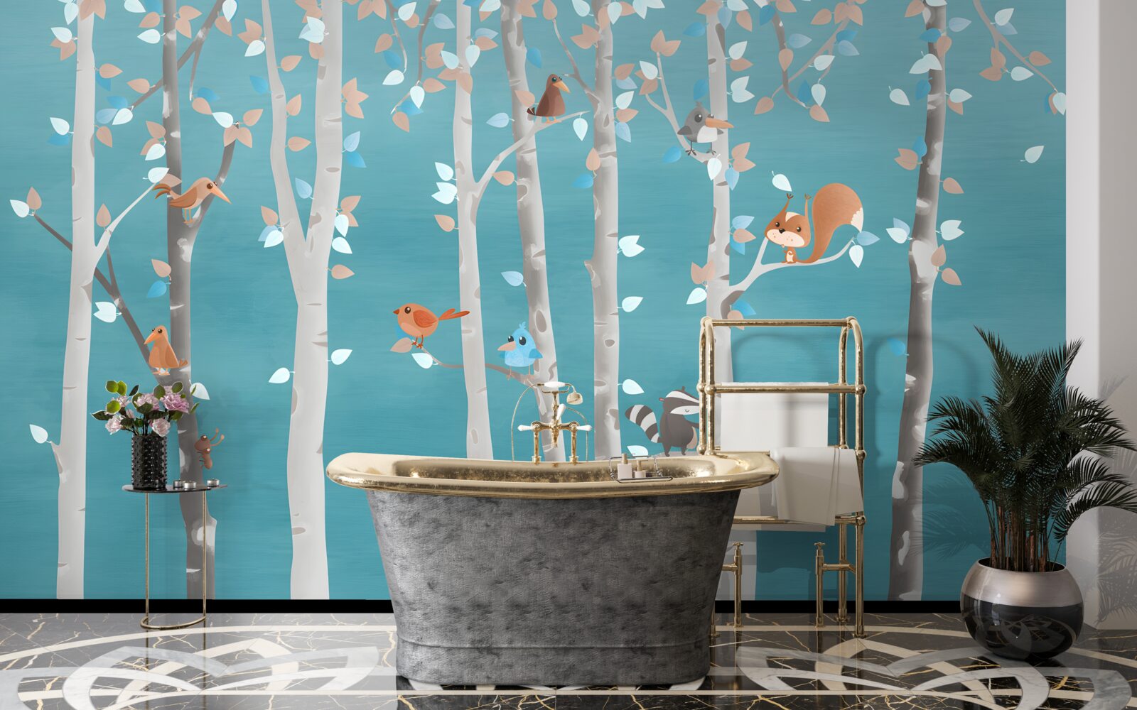 Fotobehang dieren en bosbewoners