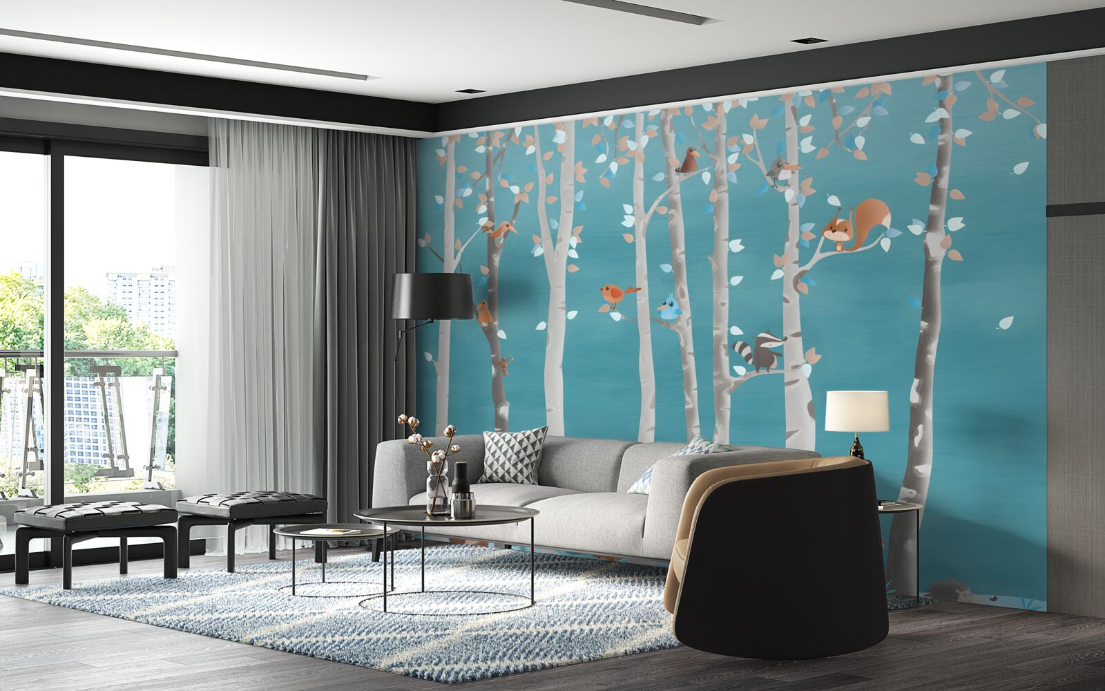 Fotobehang dieren en bosbewoners