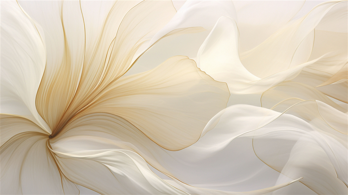 Fotobehang licht marmer, versierd met elegante patronen