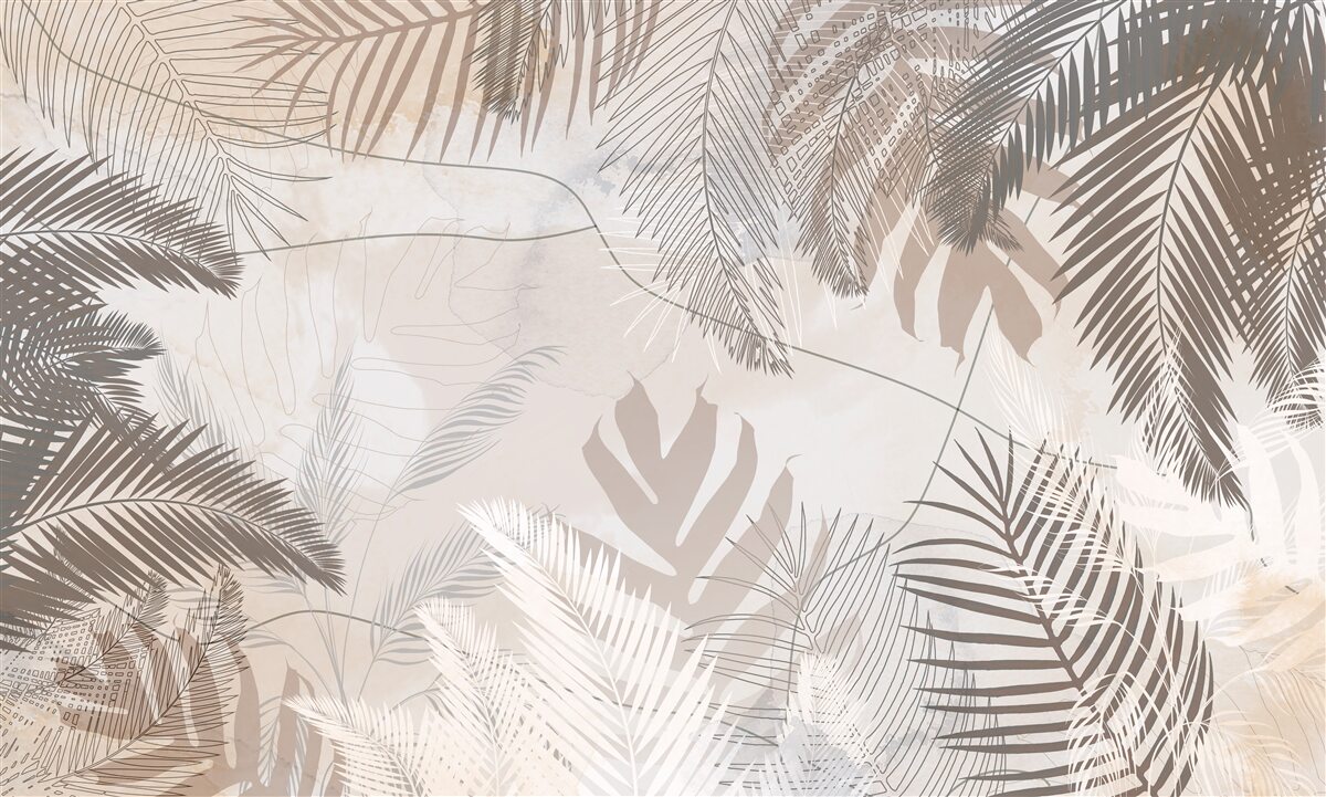 Fotobehang de verscheidenheid aan kleuren van herfstbladeren