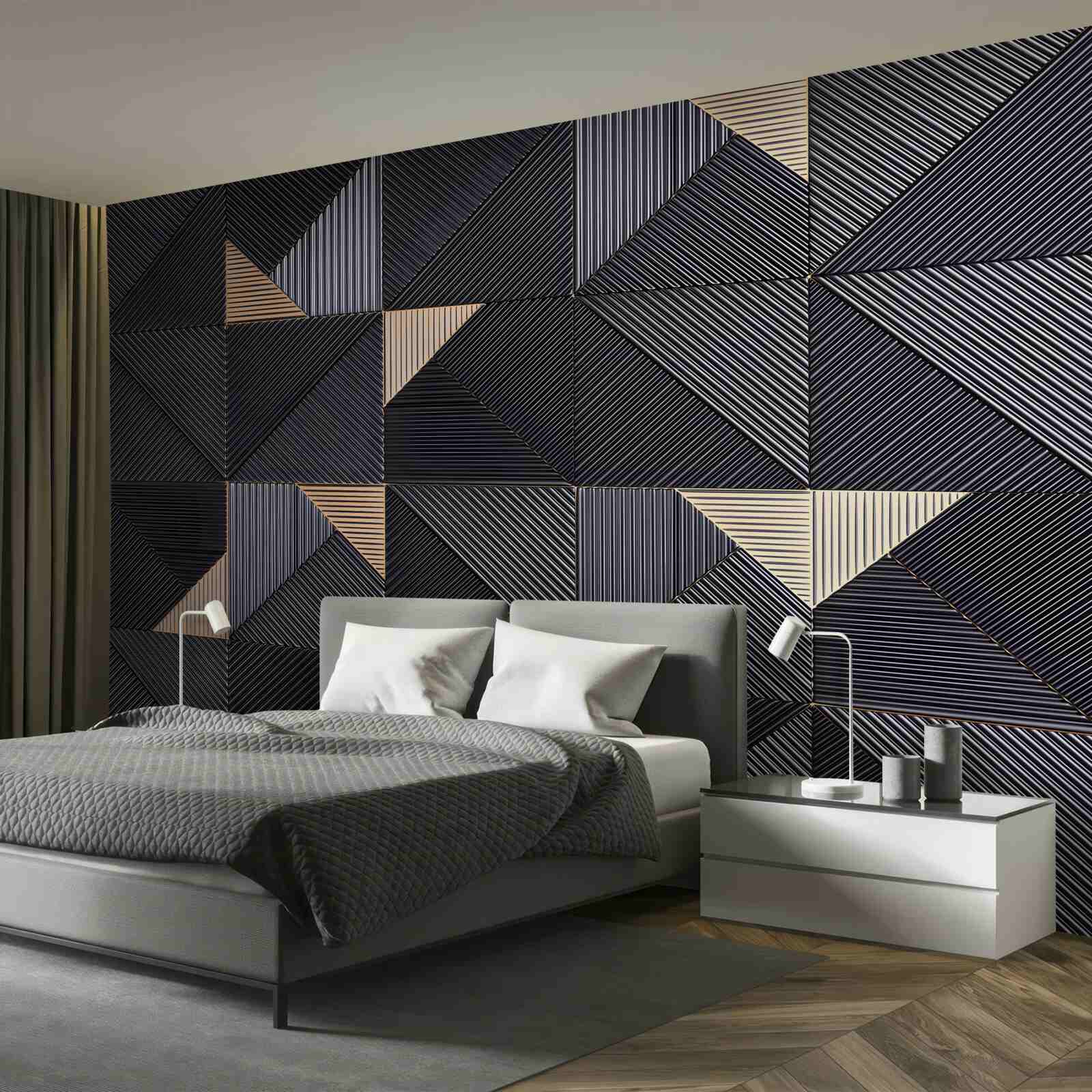 Fotobehang gladde geometrische abstracties