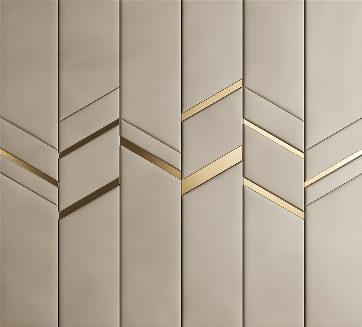 Fotobehang gouddeling op licht hout