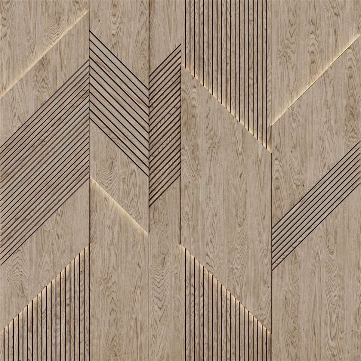 Fotobehang gefacetteerde houtstructuur