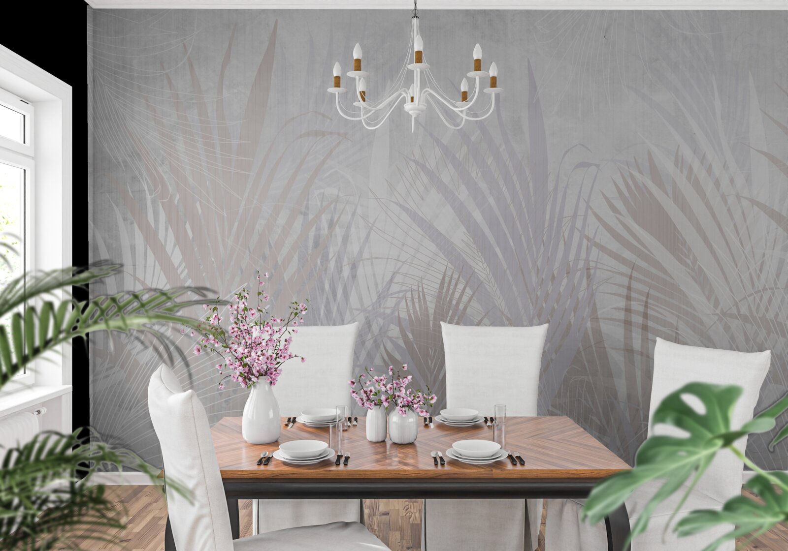 Fotobehang Er ontstaat mist in de tropen