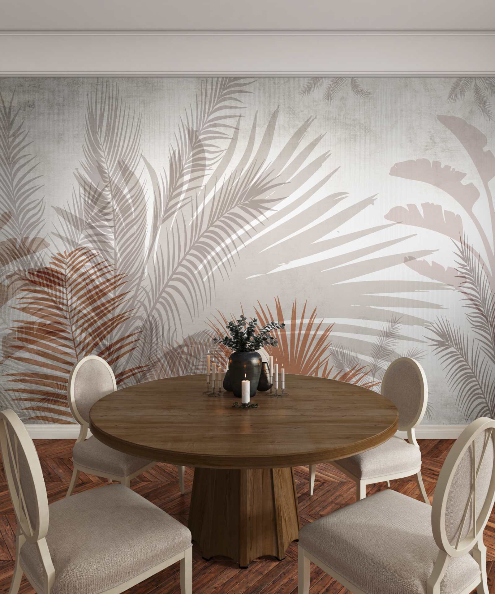 Fotobehang tropisch gebladerte en varen