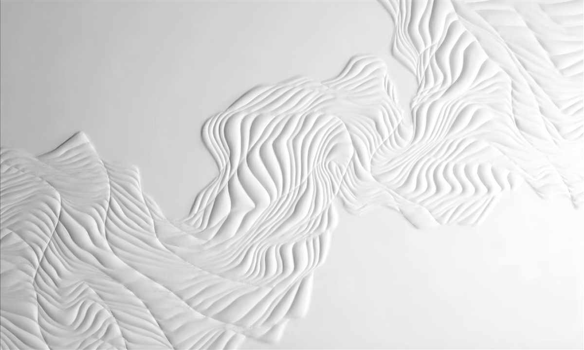 Fotobehang abstracte lijnen op lichtgewicht stoffen