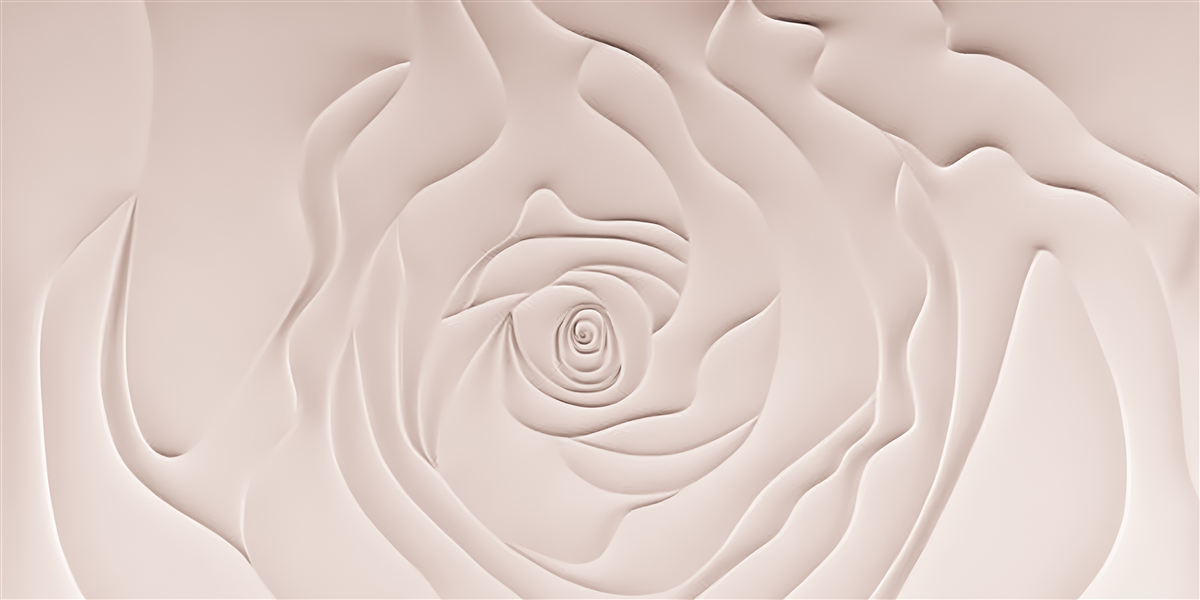 Fotobehang abstracte rozenknop