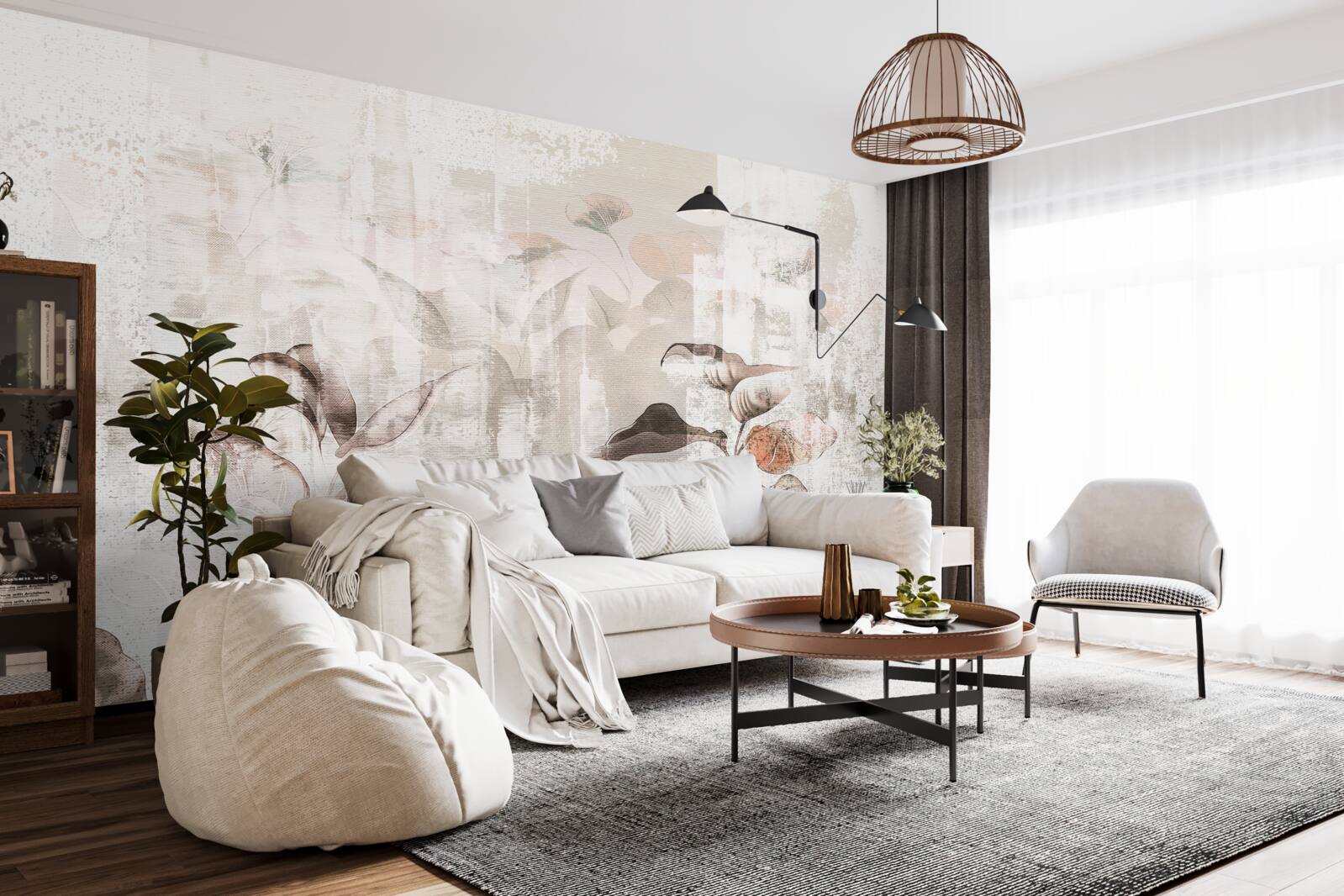 Fotobehang natuur abstractie