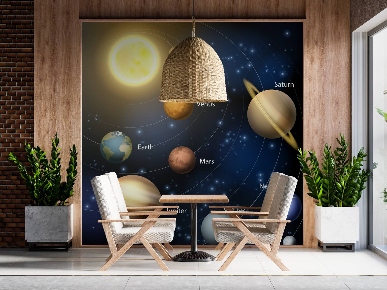 Fotobehang het heelal, hemellichamen en sterren