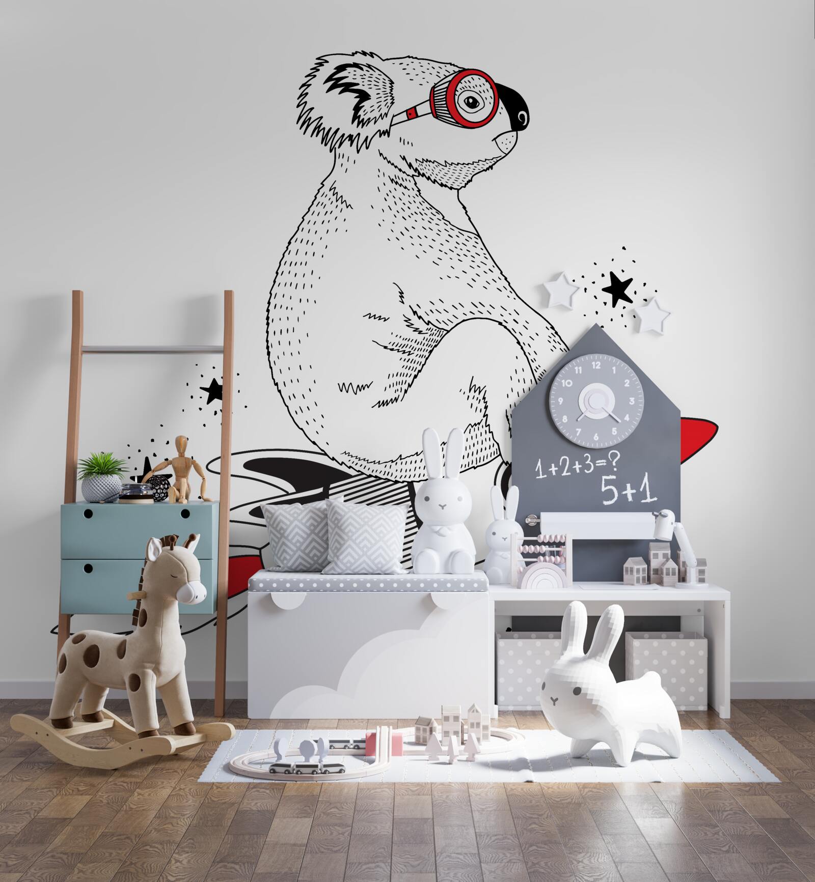 Fotobehang rakieta koala