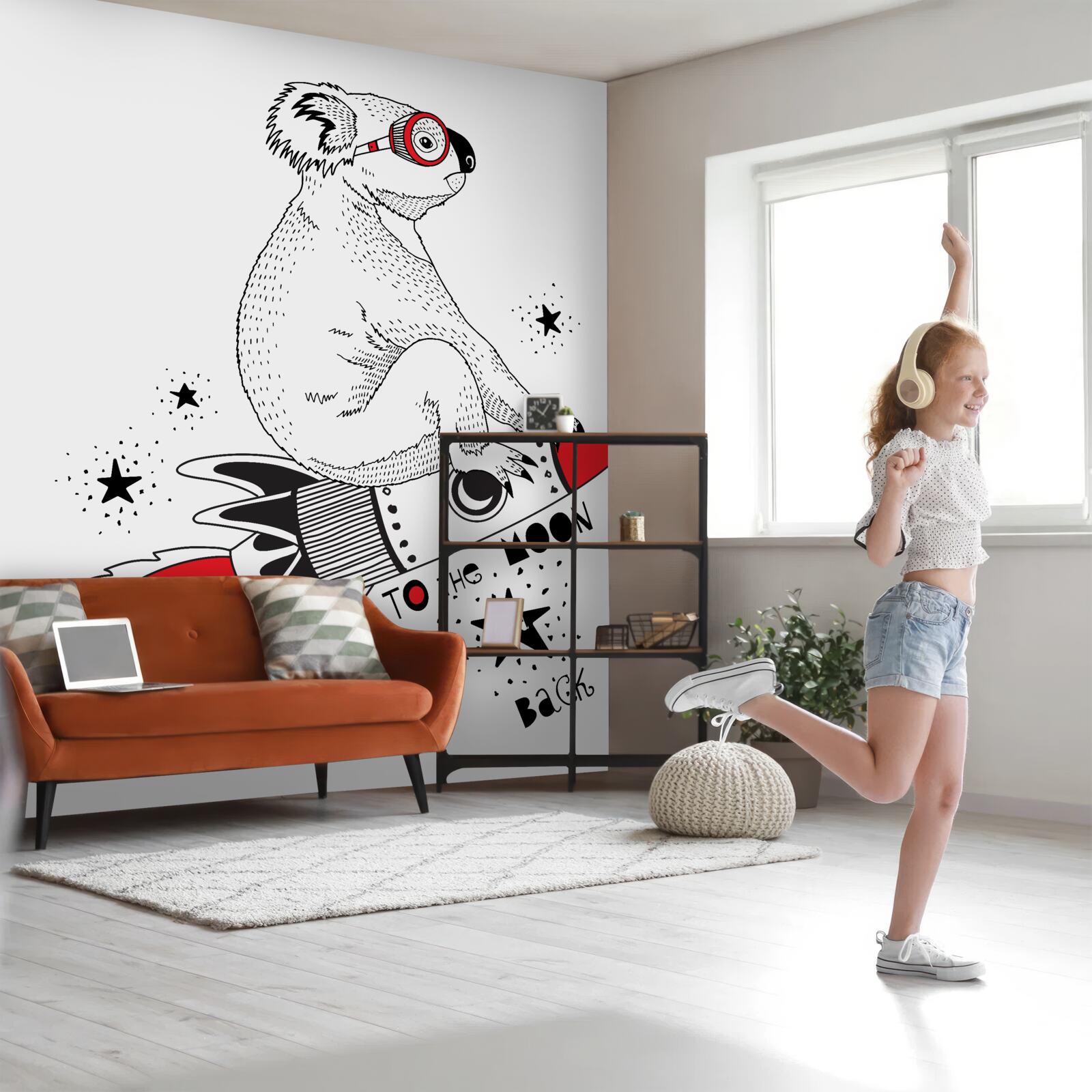 Fotobehang rakieta koala