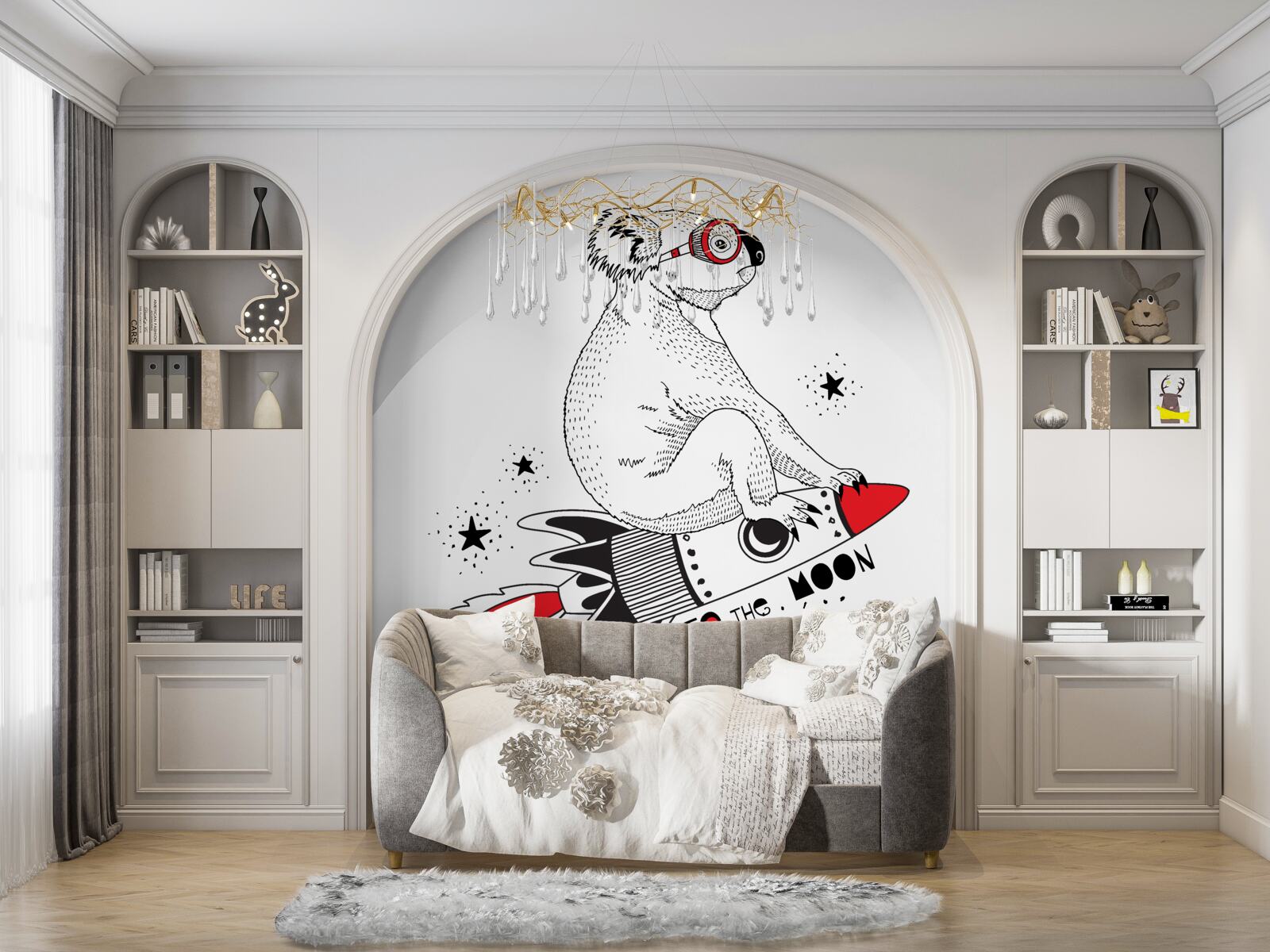 Fotobehang rakieta koala