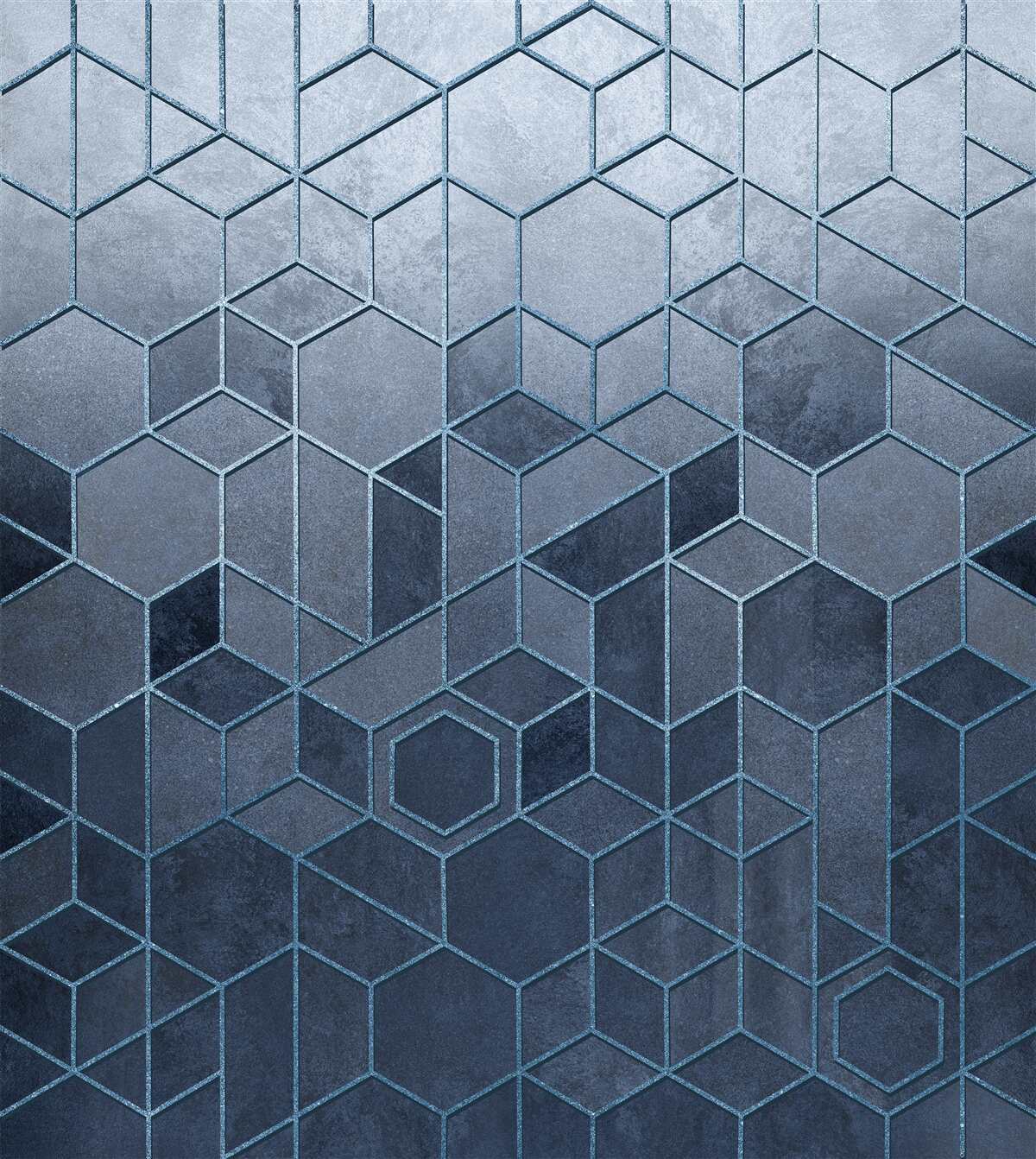 Fotobehang geometrie van prachtig grijs marmer