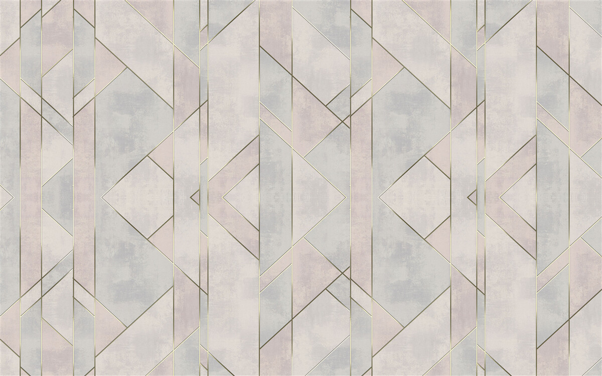 Fotobehang rechte lijnen op een marmeren oppervlak