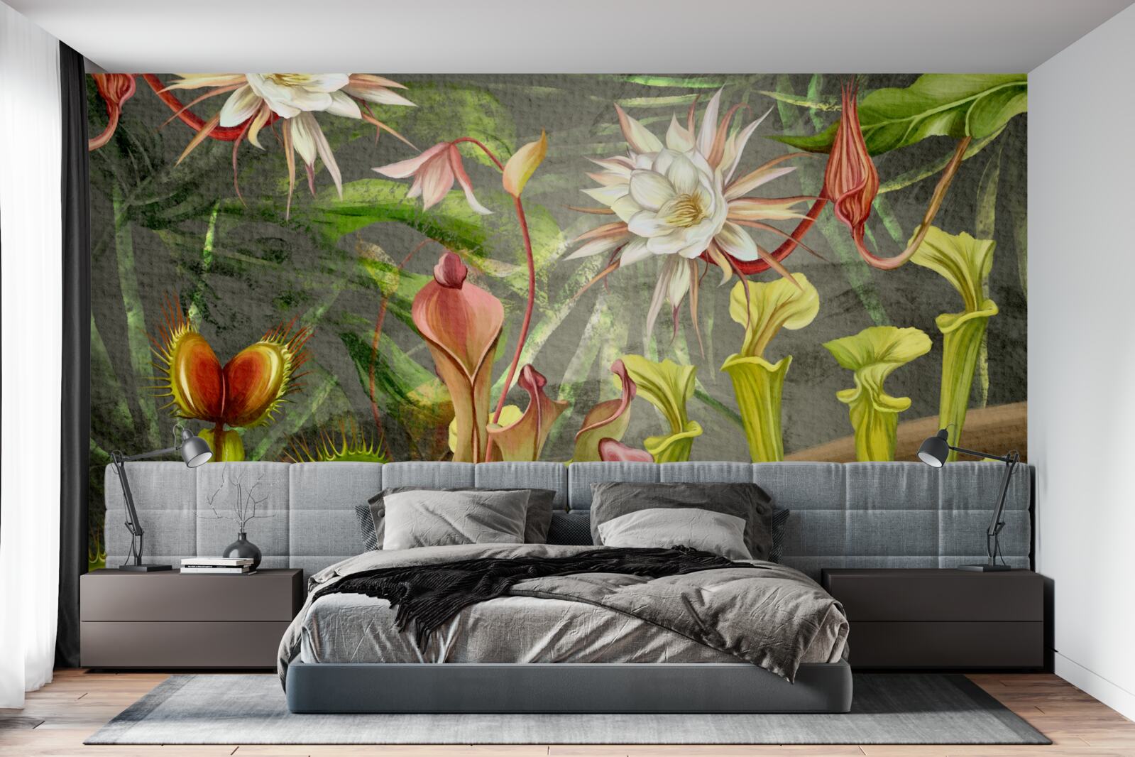 Fotobehang vleesetende planten van tropische gebieden