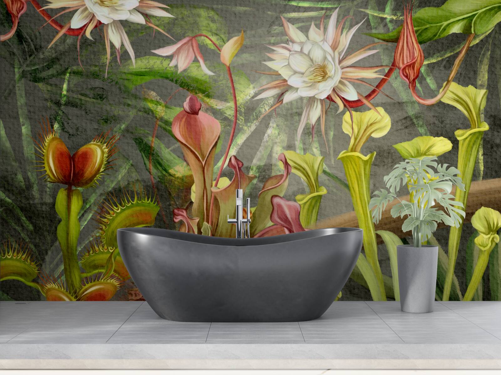 Fotobehang vleesetende planten van tropische gebieden