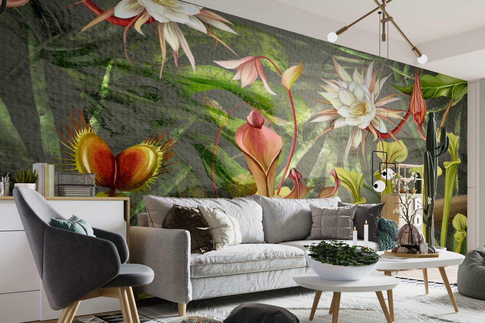 Fotobehang vleesetende planten van tropische gebieden