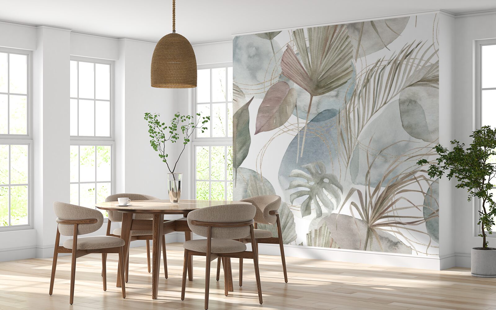 Fotobehang bladdiversiteit in tropische gebieden