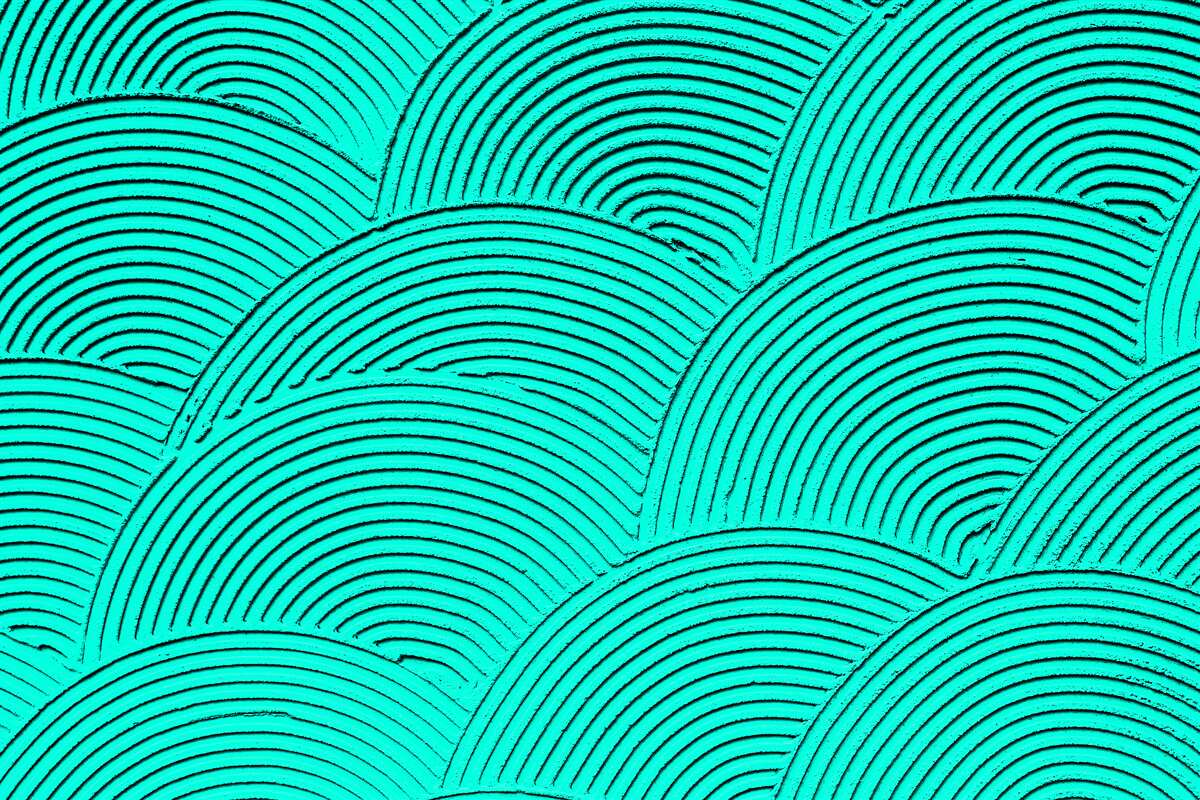 Fotobehang heldere halve cirkels met een abstract uiterlijk