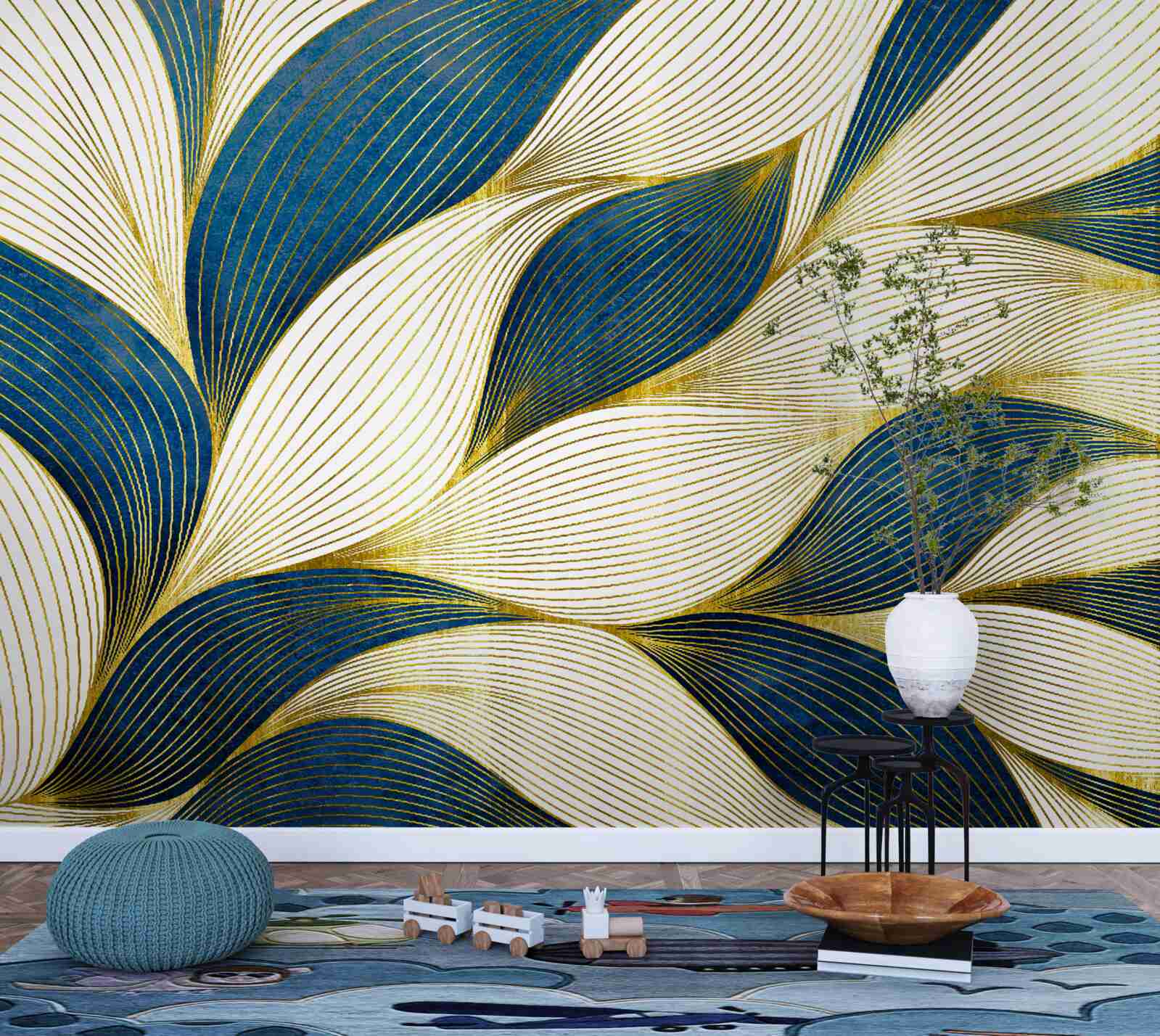 Fotobehang abstracte strepen