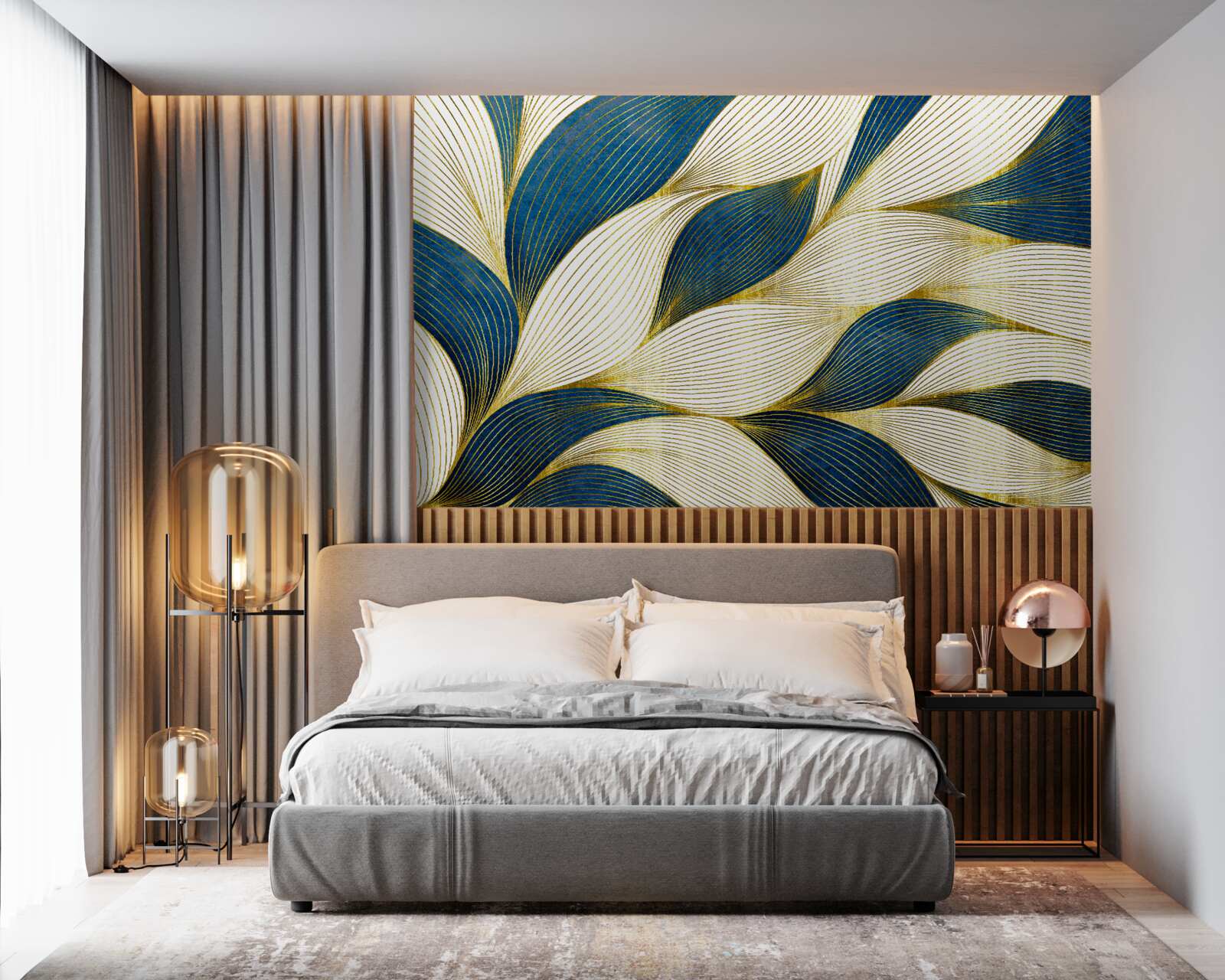 Fotobehang abstracte strepen