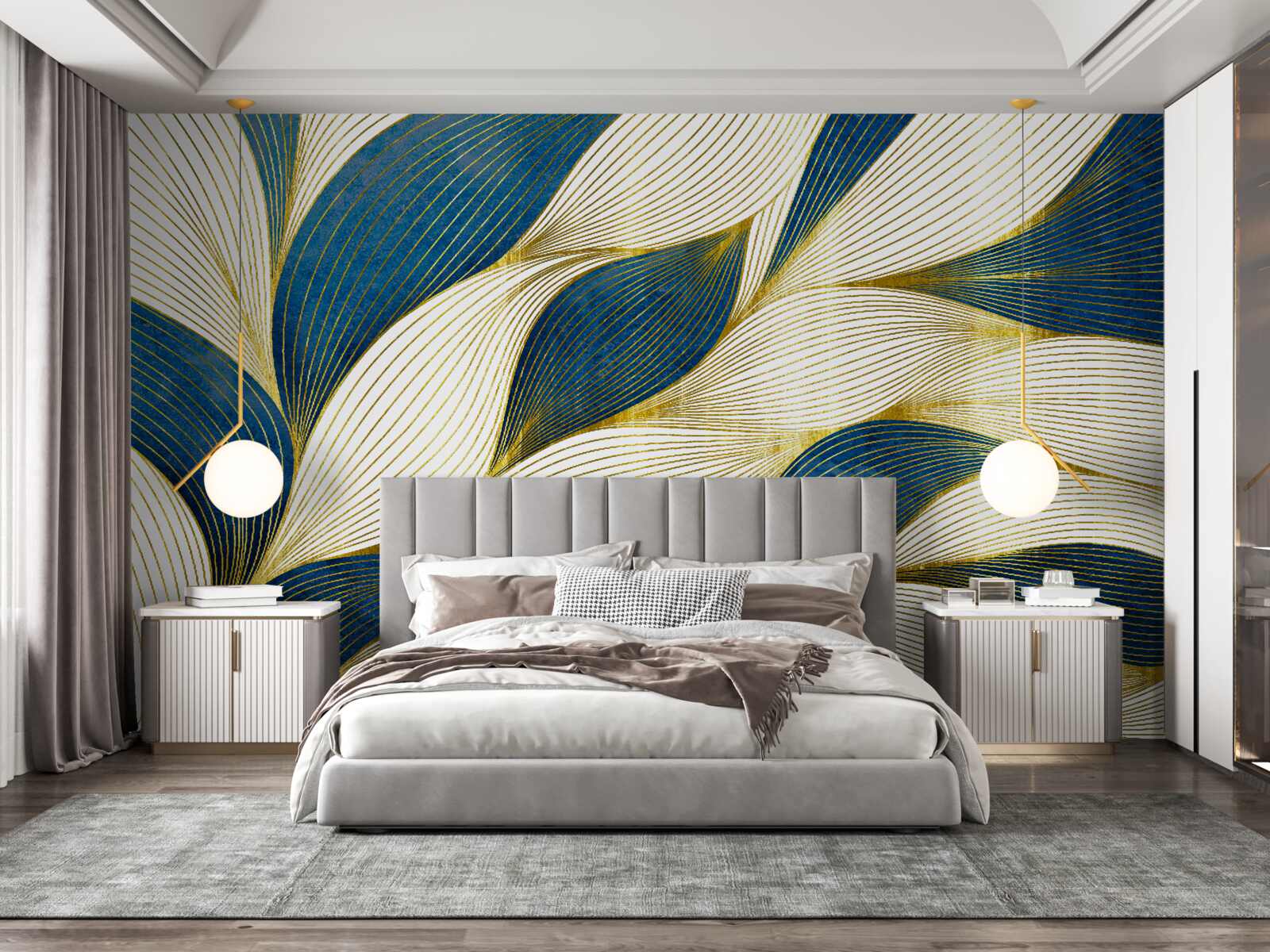 Fotobehang abstracte strepen