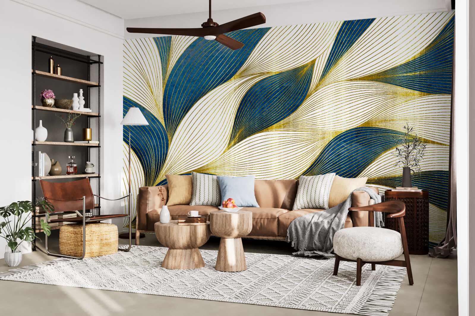 Fotobehang abstracte strepen